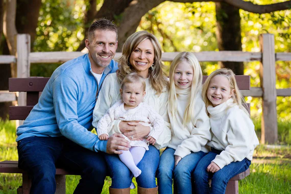 Andy and Alicia Hess with their daughters. Alpine West Notes